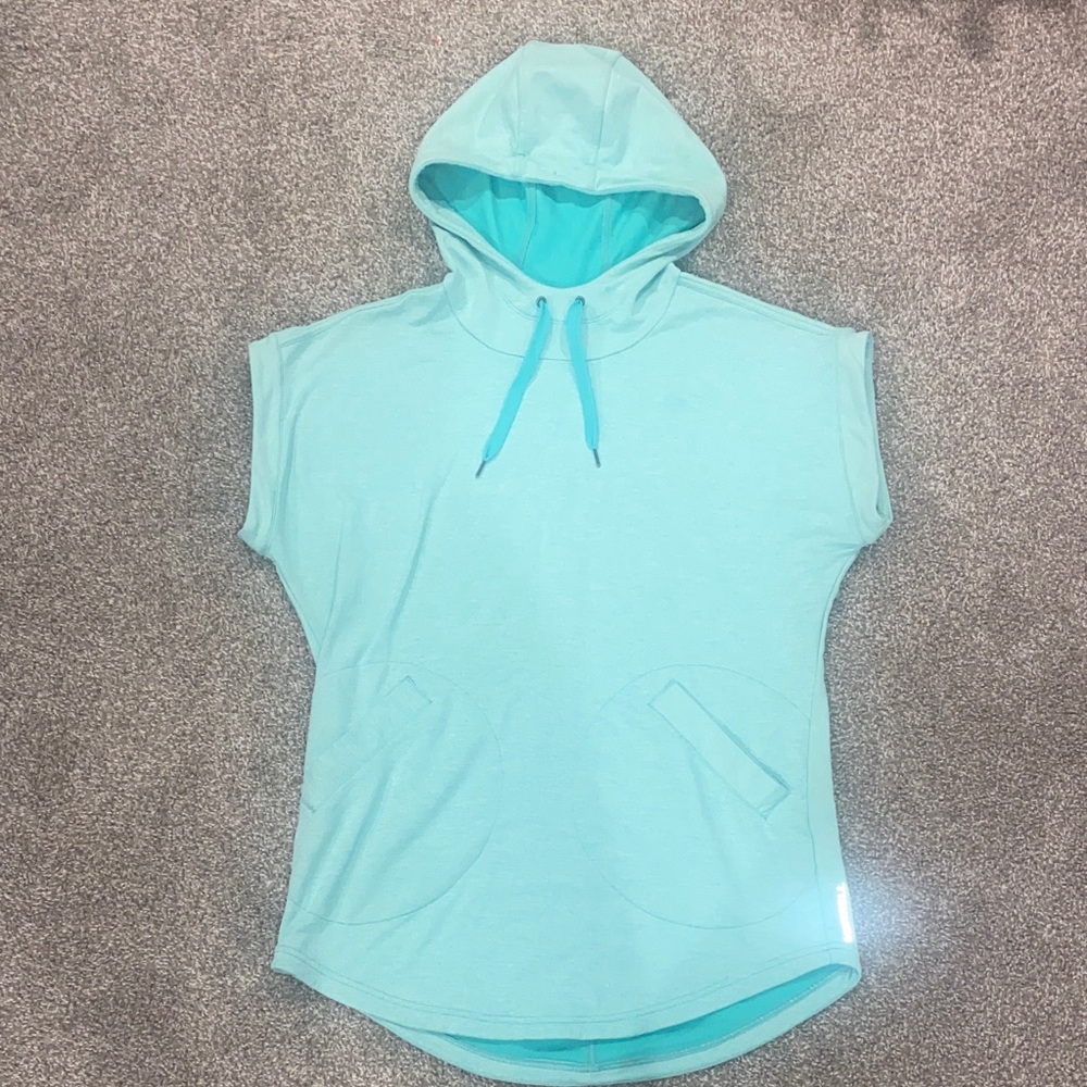 Merrell women's swallowtail pullover top Cockatoo Heather size small